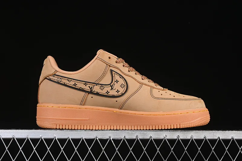 All categories Nk Air Force 1 Air Force series Nk Air Force 1 Low Air Force low-top Nike Air Force 1'07 Low LV joint wheat print Air Force 1 low-top casual sneakers DK0188-082
